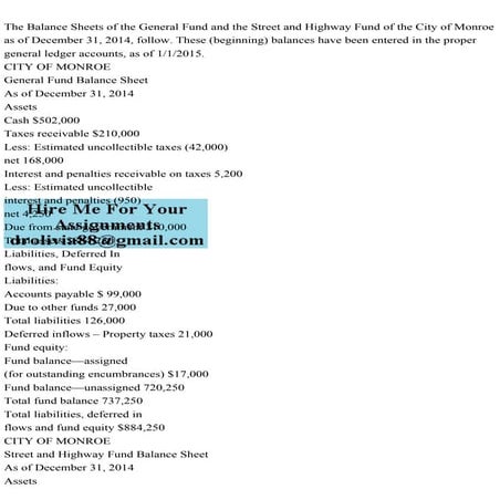 The Balance Sheets of the General Fund and the Street and Highway Fu.pdf