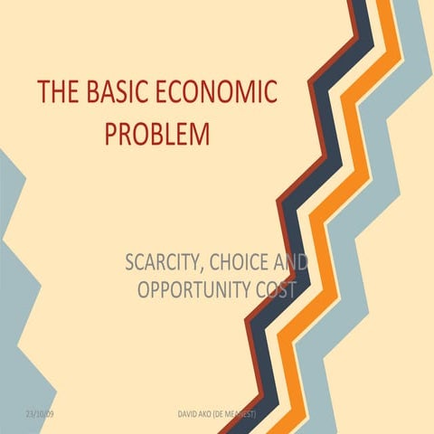 Basic Economic Problems