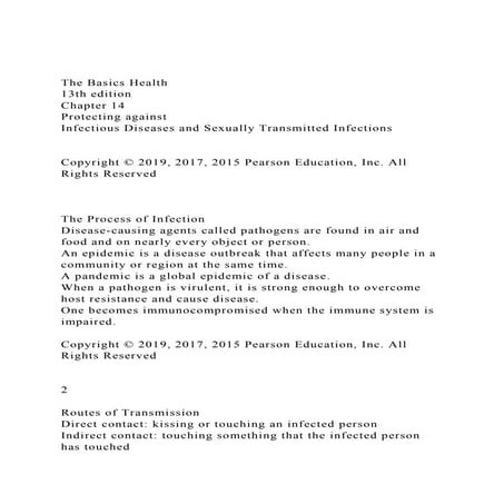 The Basics Health13th editionChapter 14Protecting against.docx
