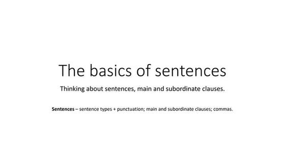 The basics of sentences session 4pptx.pptx