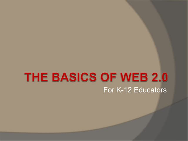 The basics of_web_2 | PPS