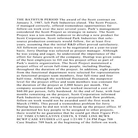 THE BATHTUB PERIOD The award of the Scott contract on January 3, 1.docx