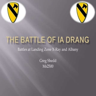 The Battle of Ia Drang brief