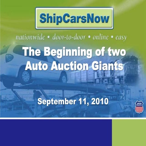 The Beginning of Two Auto Auction Giants