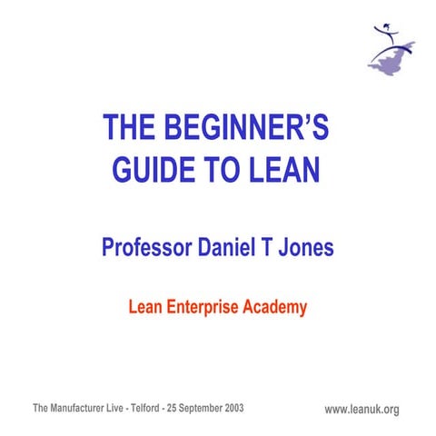 The Beginners Guide to Lean