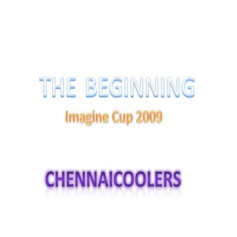 The beginning storyboard