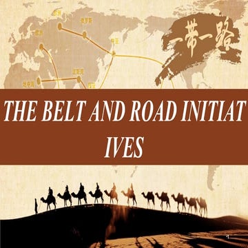 Chinese THE BELT AND ROAD INITIATIVES.ppt