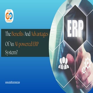 The Benefits And Advantages Of An AI-powered ERP System? | PDF