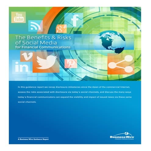 Risks Of Social Media For Financial Services