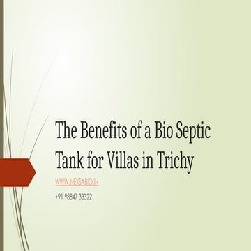 Bio Septic Tank in Chennai - Innovative Solutions by Micro Bio Enviro ...