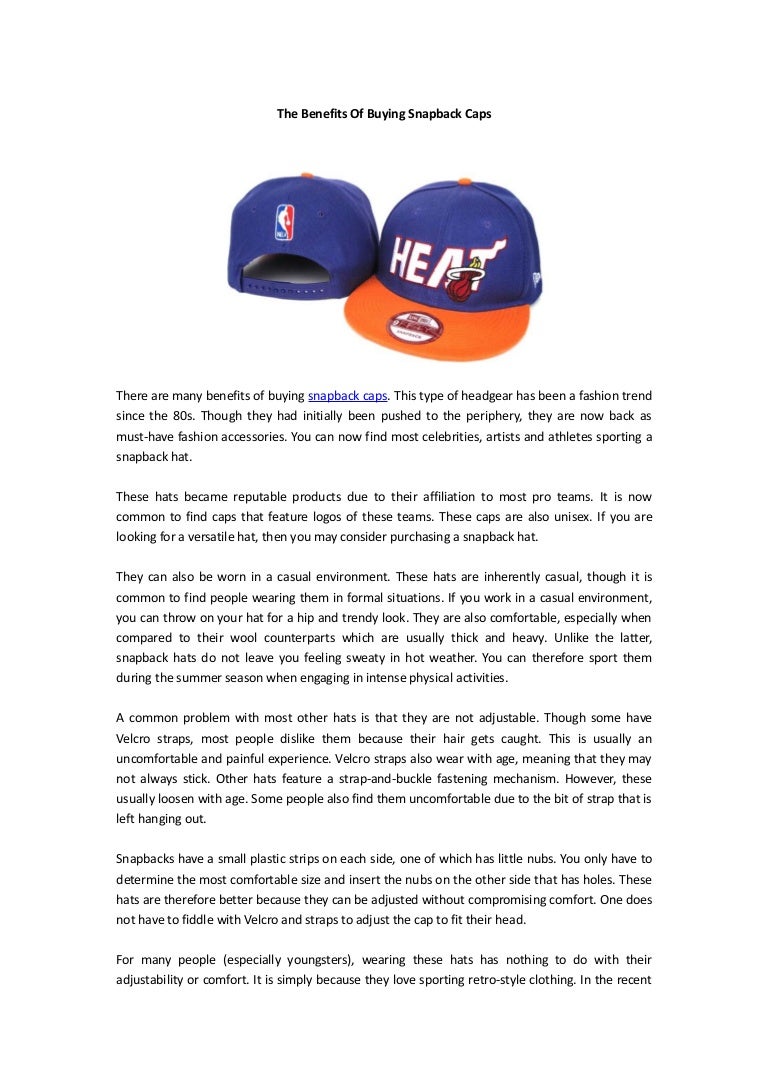 small snapback caps