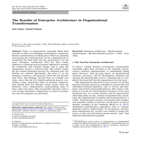 The benefitsofenterprisearchitecture.2020