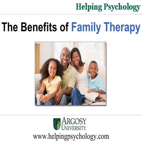 The Benefits of Family Therapy