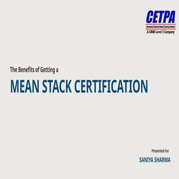 The Benefits of Getting a MEAN Stack Certification.pptx