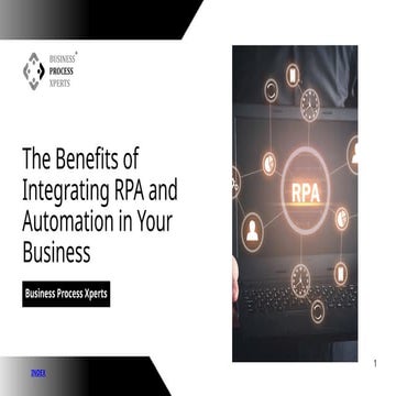 Unlocking Efficiency: The Benefits of RPA & Automation in Modern Business