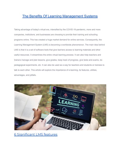 Learning management system | PPT