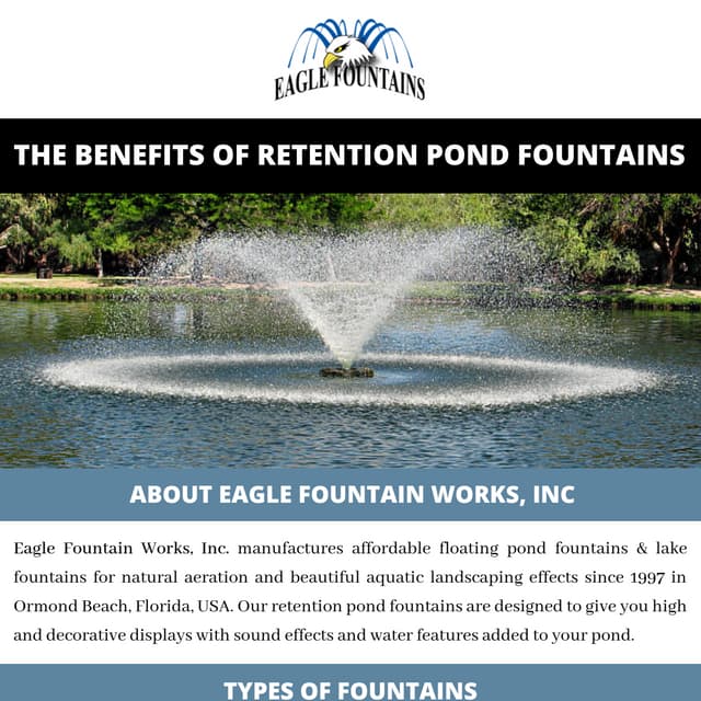 The Benefits of Retention Pond Fountains