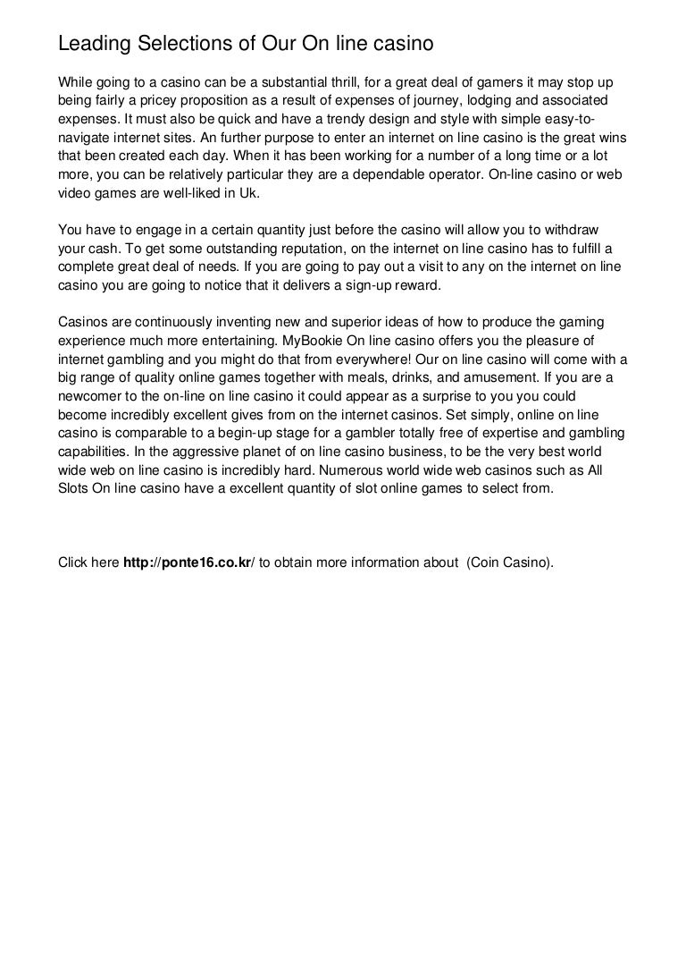 Online casino real money