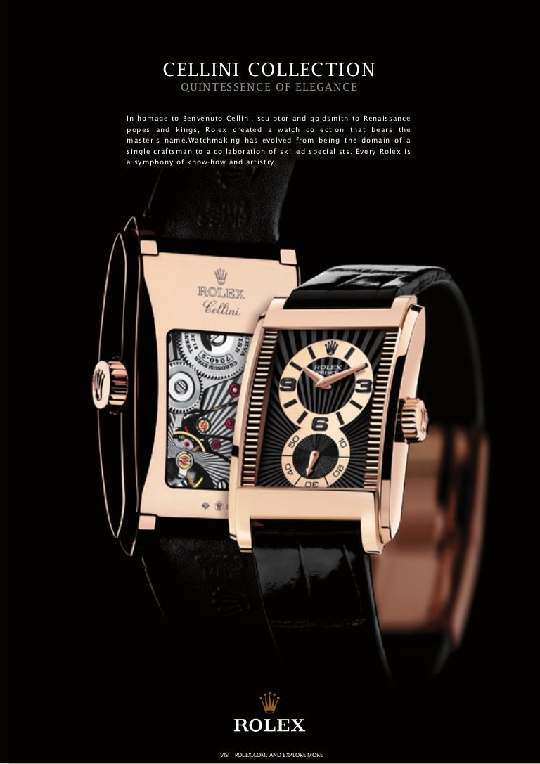 benvenuto cellini rolex