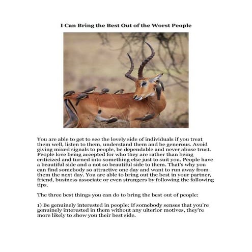 The best affirmation