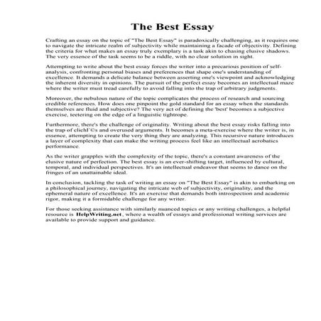 The Best Essay.pdf