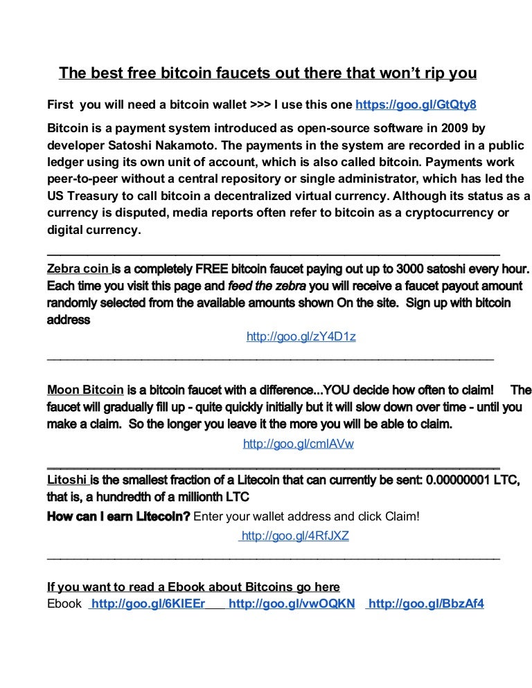 The Best Free Bitcoin Faucets Out There That Won T Rip You Off