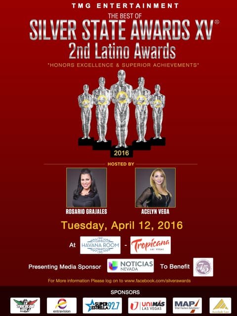The Best of Silver State Award XV - Latino Awards- Sponsorship