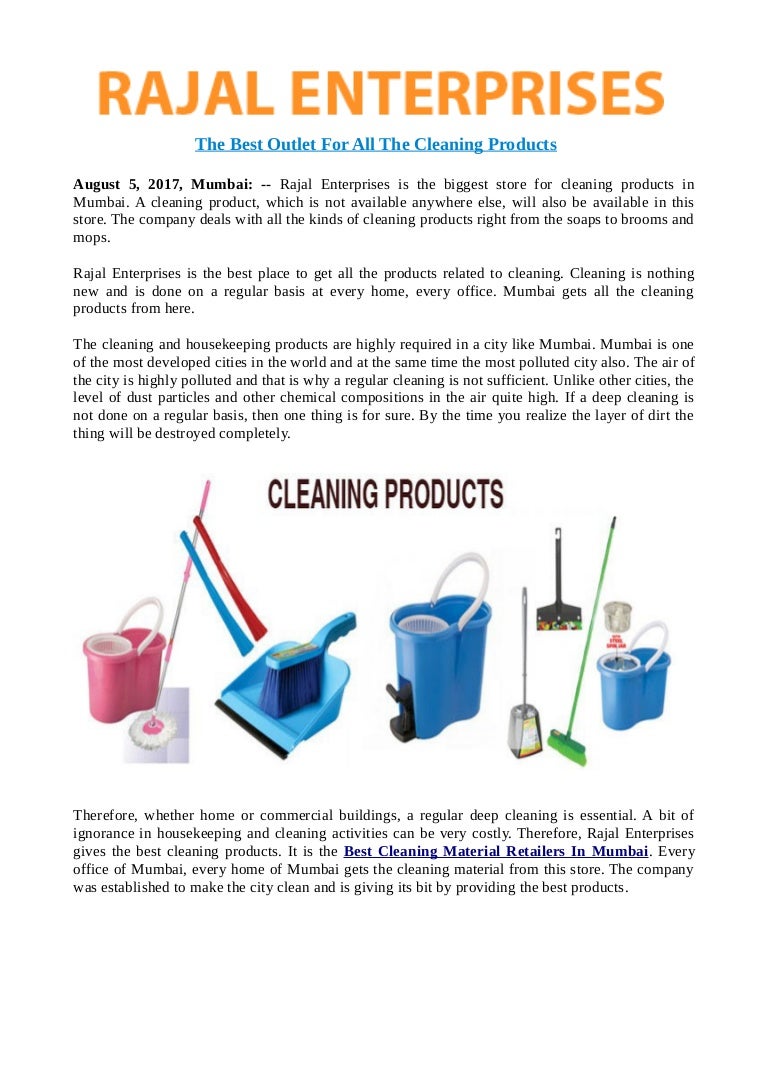 Best Cleaning Material Retailers In Mumbai