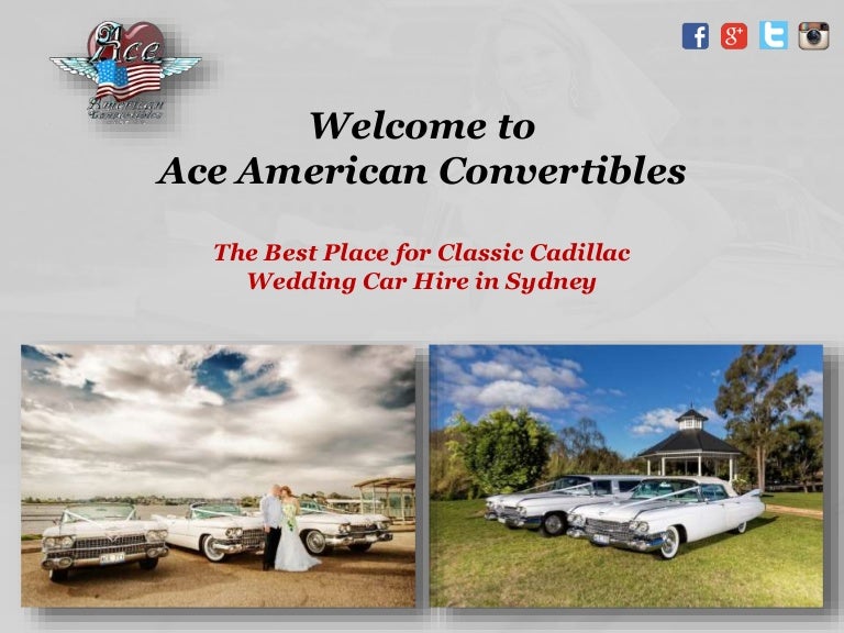 The Best Place For Classic Cadillac Wedding Car Hire In Sydney