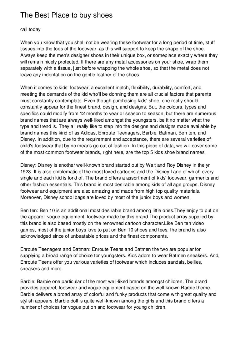 best places to buy shoes