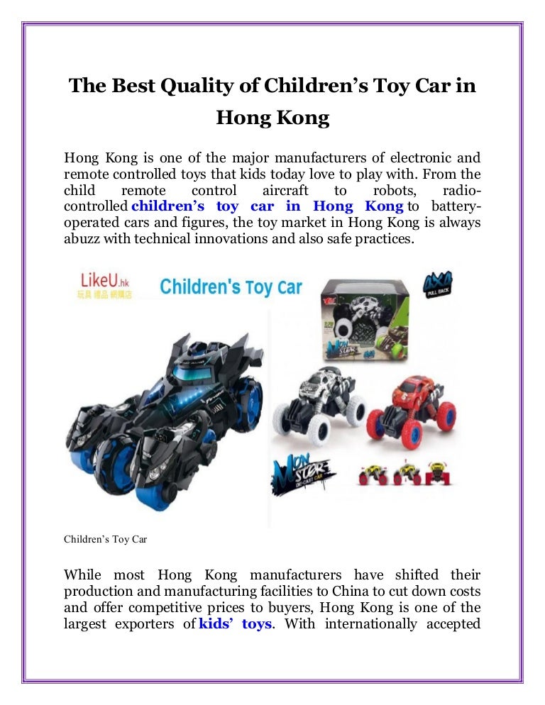 kids toys manufacturers