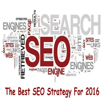 The best seo strategy for 2016 