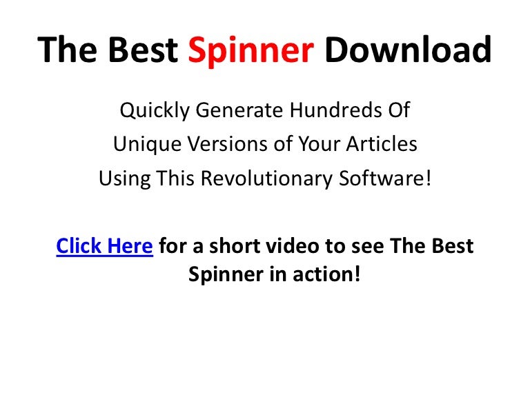 The Best Spinner Download