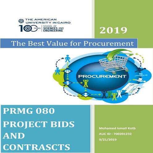 The best value for procurement