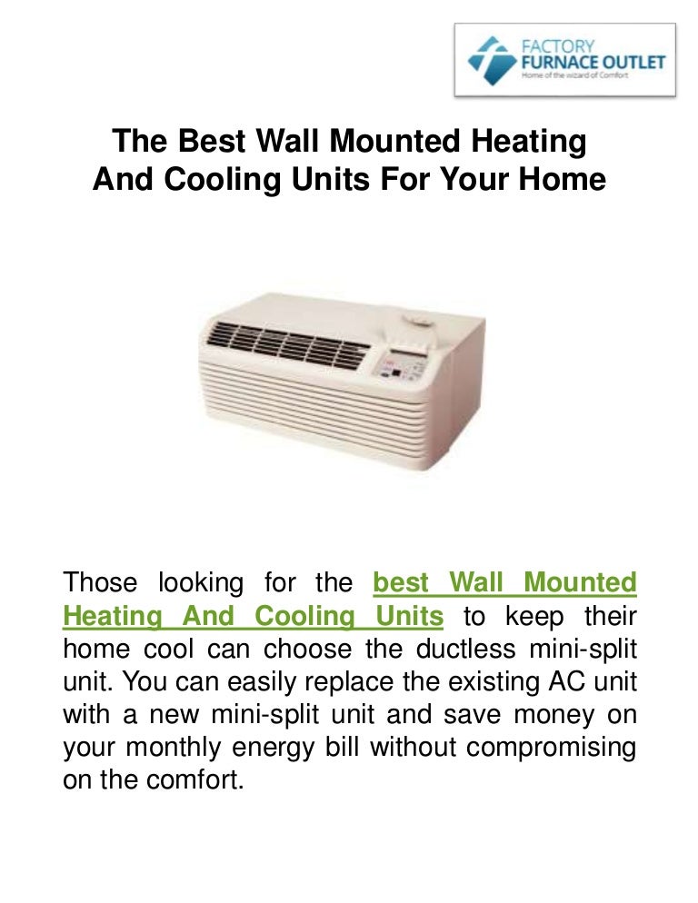 wall mounted heater cooler