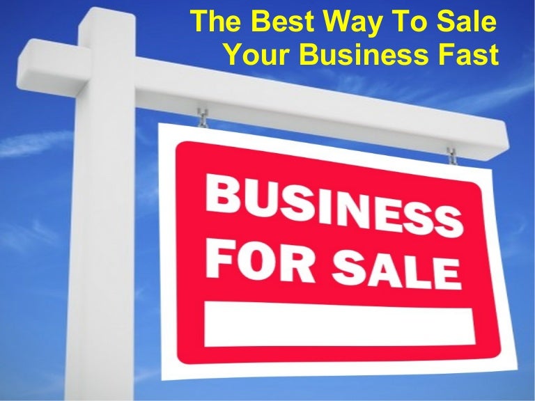 The best way to business for sale