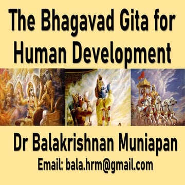 The Bhagavad Gita for Human Development  Zoom Chapter 2 Part 2