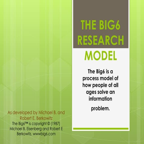 The big 6 presentation yr 6 | PPT