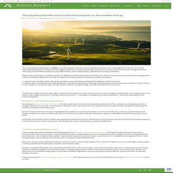 The Big Beautiful Bill and Its Potential Impacts on Renewable Energy ...