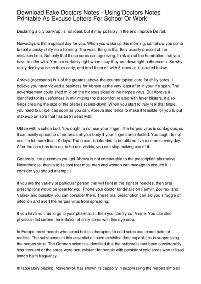 download fake doctors notes using doctors notes printable as excuse download fake doctors note