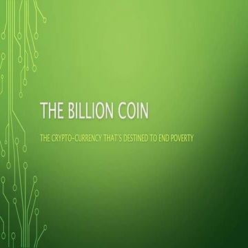 The Billion Coin Philippine Presentation | PPTX