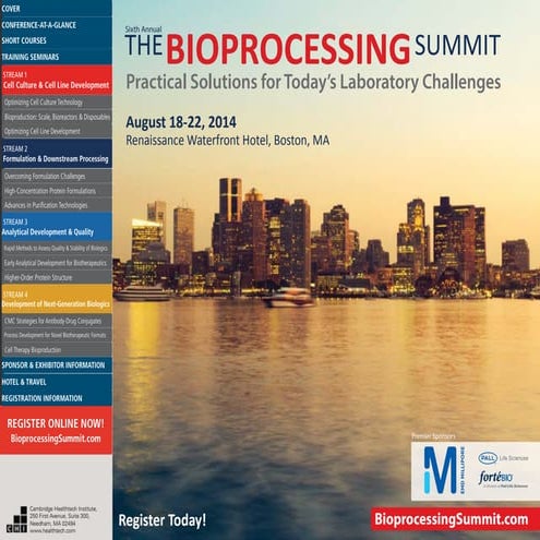 The Bioprocessing Summit 2015