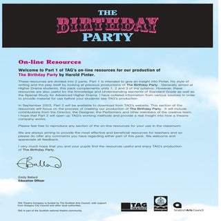 The birthday party_educational_reso...