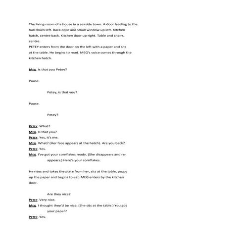 The Birthday Party Full Text