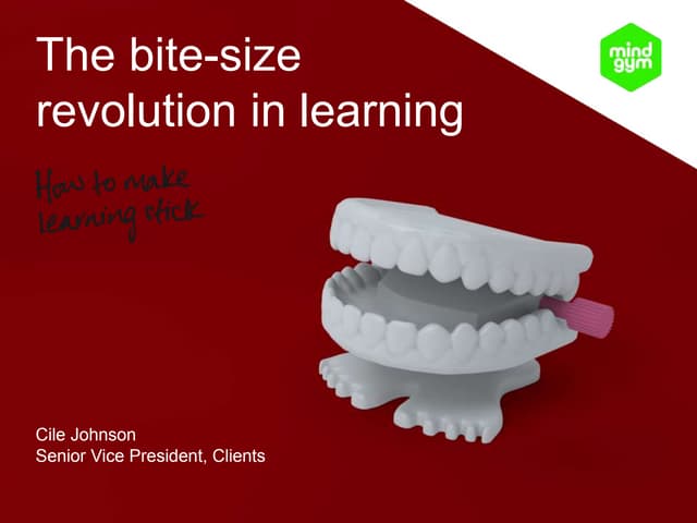 The bite-size revolution