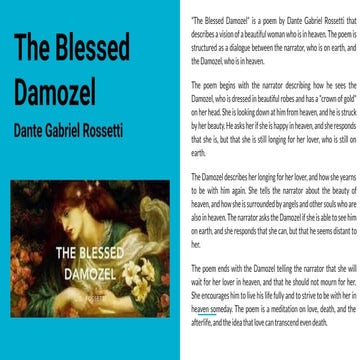 The Blessed Damozel  Dante Gabriel Rossetti.pdf