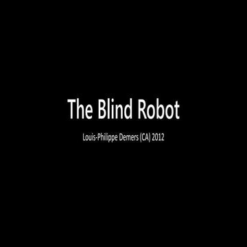 The blind robot 