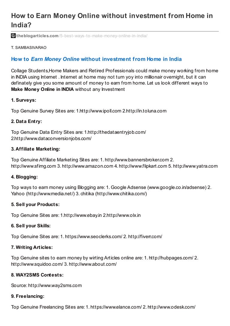 Make Money By Writing Articles In India Petersonpipenotes Org