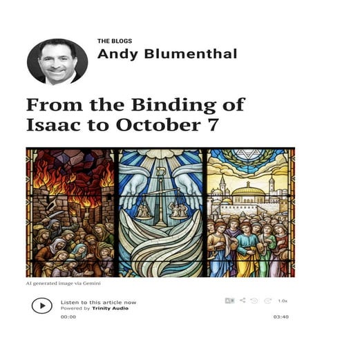 The Blogs_ From the Binding of Isaac to October 7 _ Andy Blumenthal _ The Tim...
