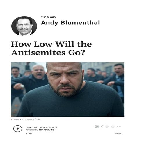 The Blogs_ How Low Will the Antisemites Go_ _ Andy Blumenthal _ The Times of ...